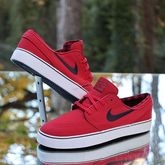 Nike SB Zoom Stefan Janoski Red Black Plaid main image 6